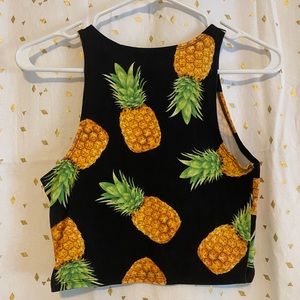Pineapple crop top